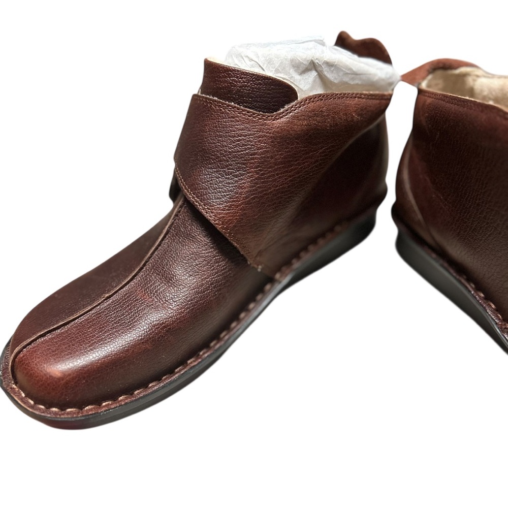 Alegria Caiti women's ankle boot in chestnut natural leather Size 41 - Picture 4 of 7